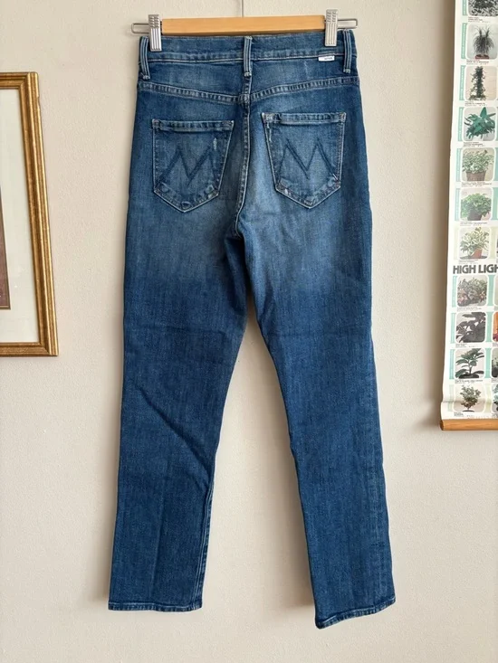 Mother Denim The Swooner Rascal Straight Leg Ankle Jean Where is my Mind size 23 - Picture 5 of 10